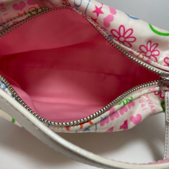 Y2K Coach Bandana Print Daisy Butterfly Mini Shoulder Bag FS8815 - Picture 12 of 12